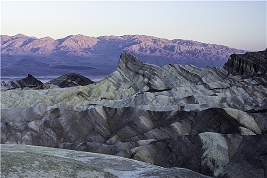 日出,扎布里斯基角,死亡谷国家公园,加利福尼亚,美国