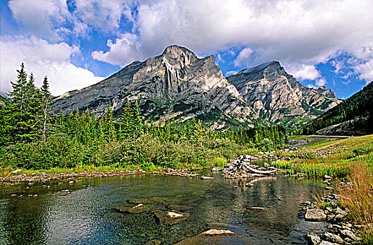 山谷,省立公园,艾伯塔省,加拿大
