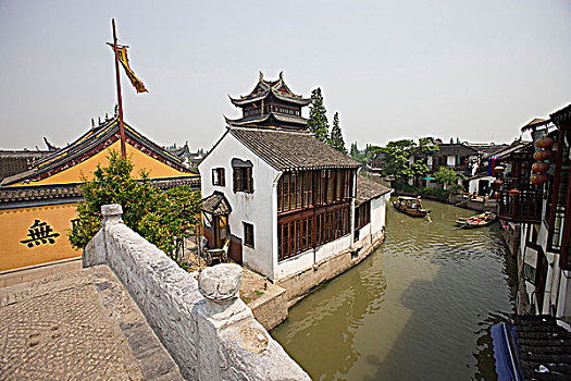 庙宇,朱家角,上海,中国