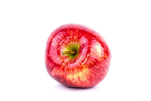 红苹果,隔绝,白色背景