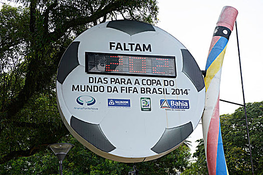 白天,巴西,世界杯,萨尔瓦多,巴伊亚,城市,神圣,东北方,海岸,南美