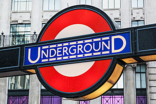 英格兰,伦敦,伦敦地铁标志