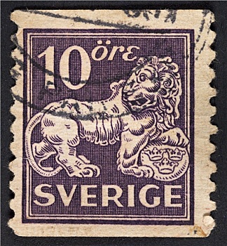 象征,瑞典,狮子
