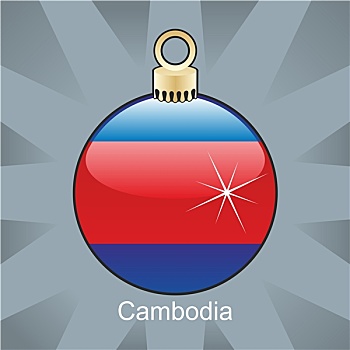 柬埔寨,旗帜,圣诞节,形状