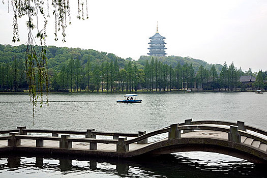 浙江杭州西湖,雷峰塔