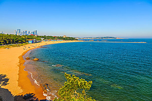 青岛,风景,蓝天,蓝色海洋