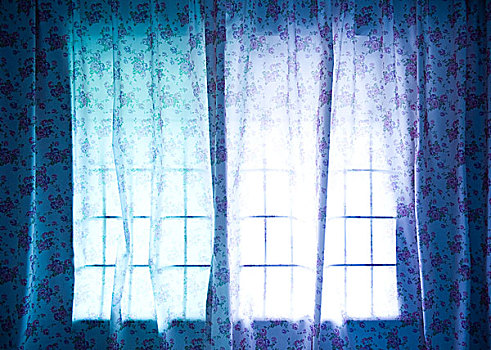 帘,窗户,房间
