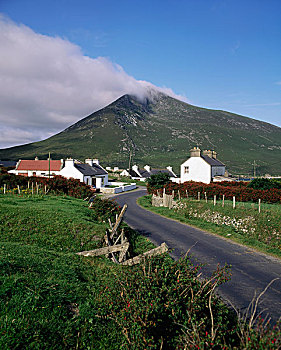 山,阿基尔岛,梅奥县,爱尔兰
