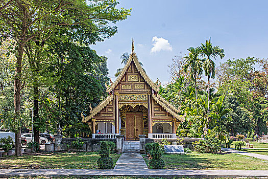 亚洲泰国清迈清曼寺