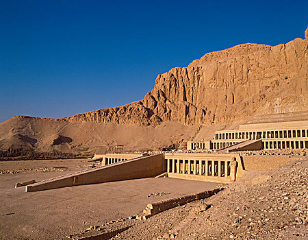 哈采普苏特陵庙,西部,路克索神庙,埃及