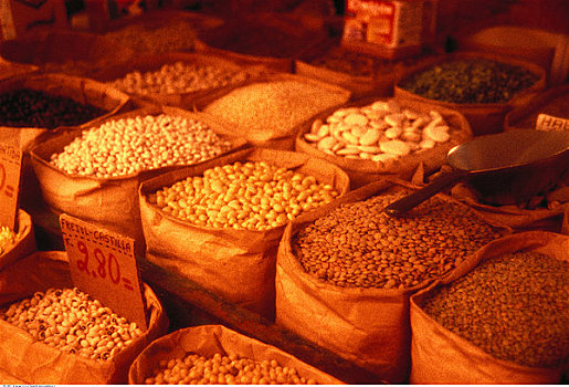 豆,市场,米拉佛劳厄斯,秘鲁