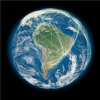 联系,世界,南美,风景