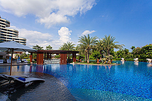 海棠湾酒店游泳池