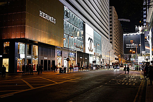 香港尖沙咀购物街