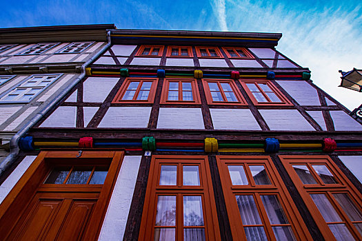 德国奎德林堡世界文化遗产城市木结构中世纪