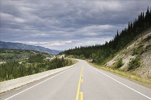 阿拉斯加公路,靠近,育空地区,加拿大