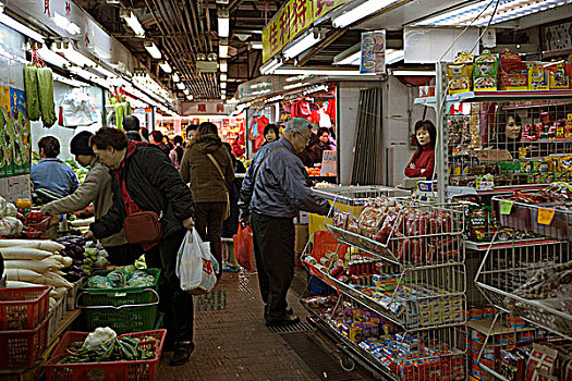 购物,采石场,湾,市场,香港