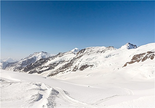 冰河,少女峰,阿尔卑斯山,瑞士