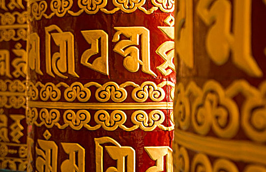 加德满都,尼泊尔,转经轮,寺院