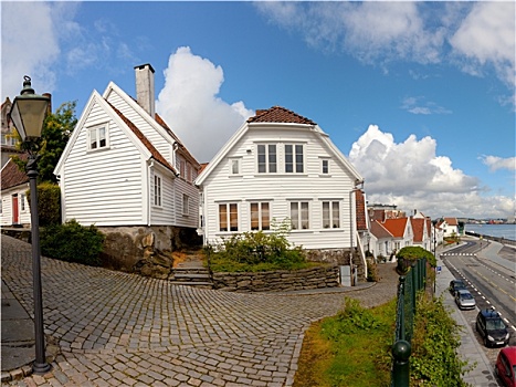 传统,木屋,斯塔万格,挪威