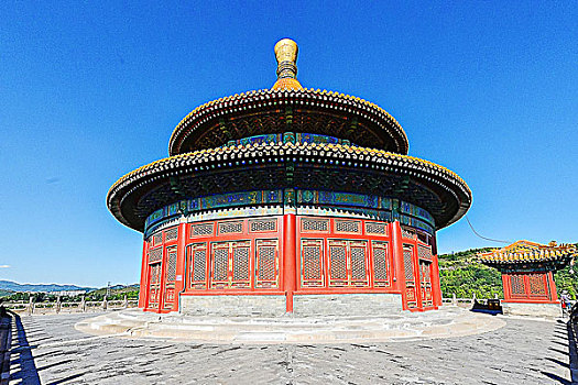 承德避暑山庄和外八庙,普乐寺,chengdemountainresortanditsoutlyingtemples,puletemple