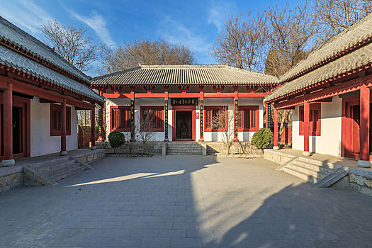 山东省东阿县鱼山镇曹植曹子建墓,纪念馆,祠