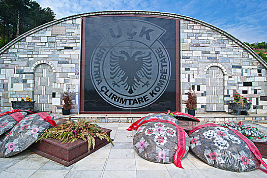 纪念建筑,阿尔巴尼亚,自由,好斗,马其顿,欧洲