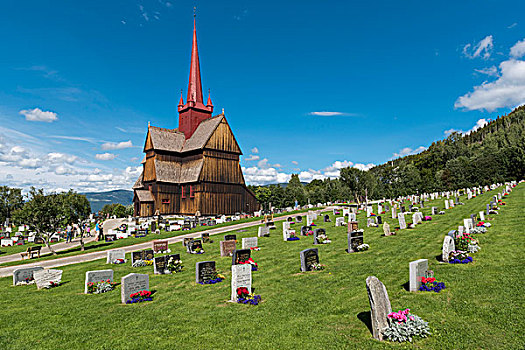 教堂,奥普兰,挪威,欧洲
