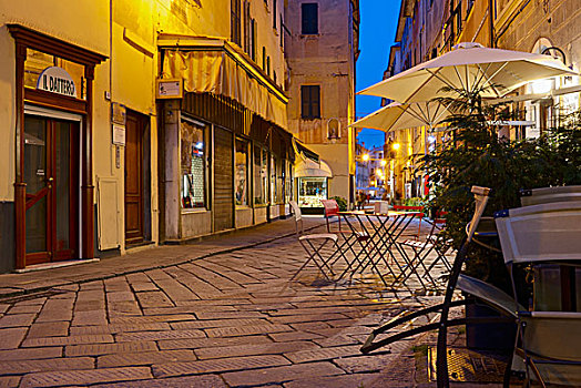 小巷,结局,码头,区域,省,萨沃纳,利古里亚,意大利,欧洲