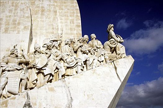 纪念建筑,雕塑,葡萄牙,航海业,河边,里斯本,欧洲