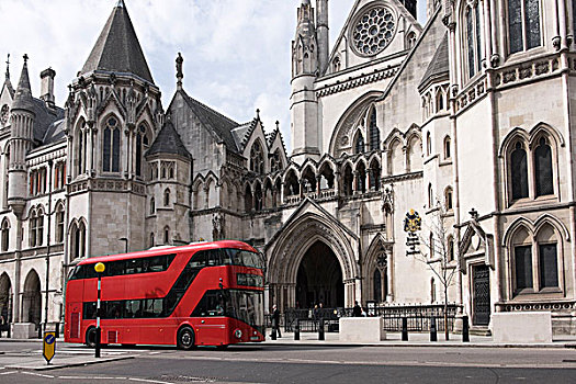 红色,伦敦,巴士,户外,皇家,法院
