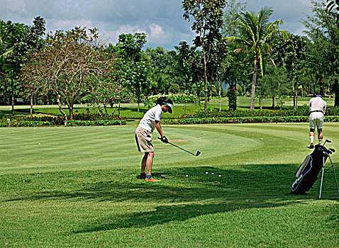 菩提树,酒店,高尔夫球场,普吉岛,泰国
