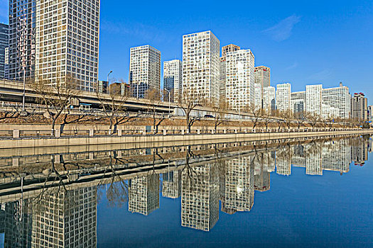 北京cbd地区建筑景观