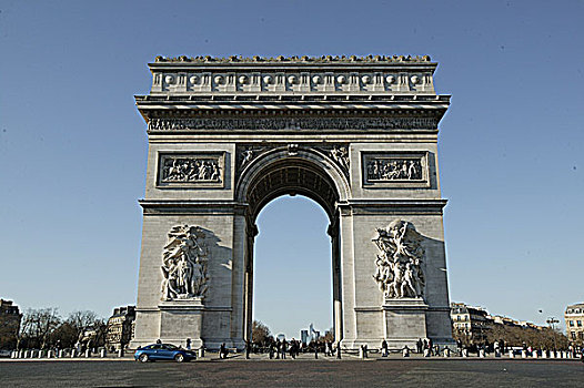 法国巴黎香榭丽大街凯旋门
