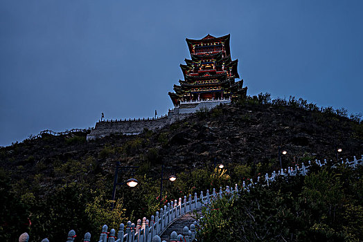 定都峰,定都阁,西山,北京,门头沟,京西观景第一峰