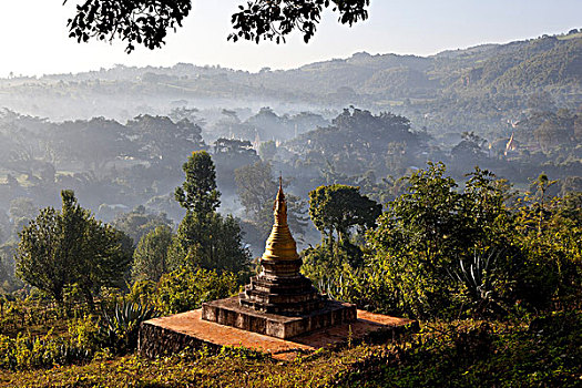 塔,宾德雅,山谷,掸邦,缅甸