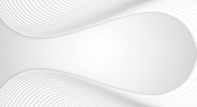 白色抽象弯曲线条质感纹理背景3d渲染