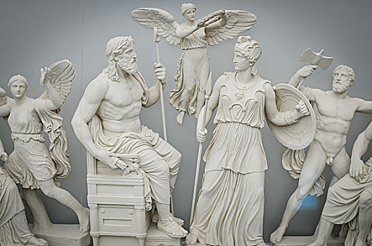 古希腊,雕塑,神,女神,雅典,希腊