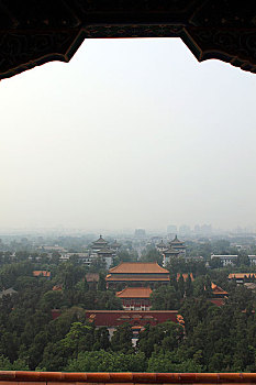 北京古建筑俯视图