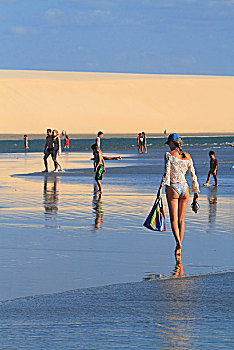 巴西,杰里考考拉,海滩