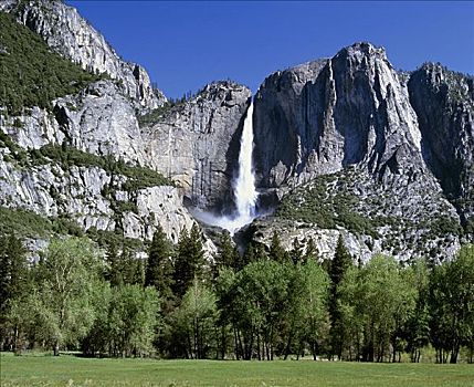 优胜美地,瀑布,优胜美地国家公园,加利福尼亚