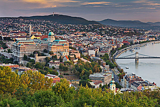风景,城堡,马提亚斯教堂,布达佩斯,匈牙利