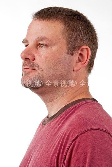 白人男性,山羊胡,侧视图,看镜头,白人_高清图片_全景视觉