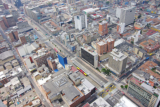 哥伦比亚波哥大城市俯瞰