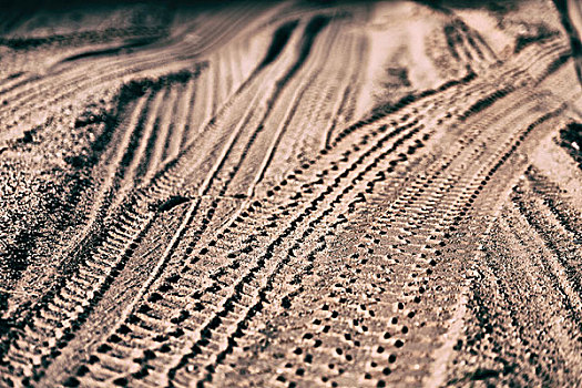 沙滩,轨迹,汽车,卡车,沙子,抽象,背景