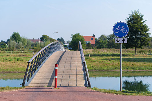 脚,自行车,桥