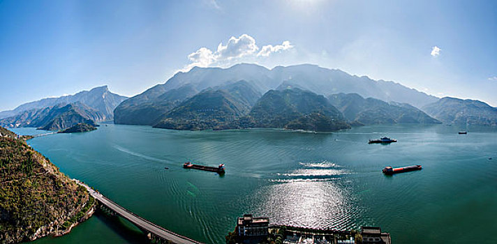 长江三峡奉节江河水域