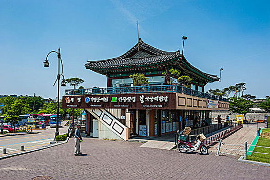世界遗产,要塞,水原,韩国