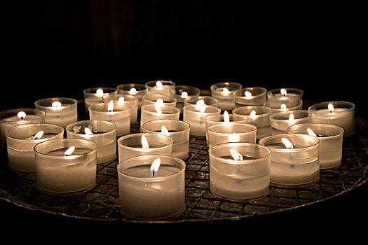 祈祷,蜡烛,圣玛丽亚教堂
