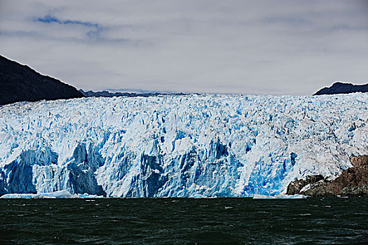 智利,潮水,冰河